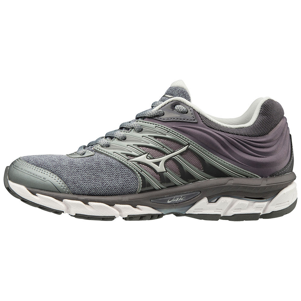 Mizuno Women's WAVE PARADOX 5 Running Shoes Grey (J1GD184040-HIL)